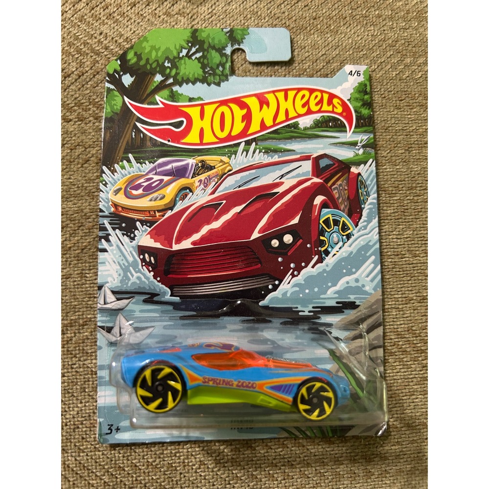 Hot Wheels Spring 2020 HW40 Blue Orange‎ Diecast Car 4/6 GJV79-K610 New